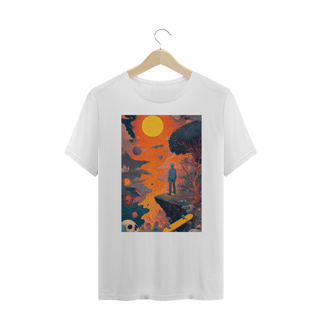 Nome do produto Camiseta Nerd Cósmica Yterbiun – Viagem Entre Mundos