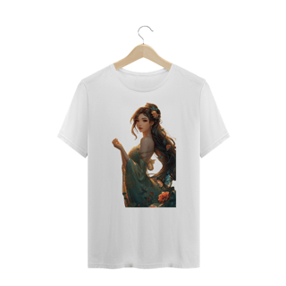 Nome do produto Camiseta Branca Yterbiun – Musa Oriental