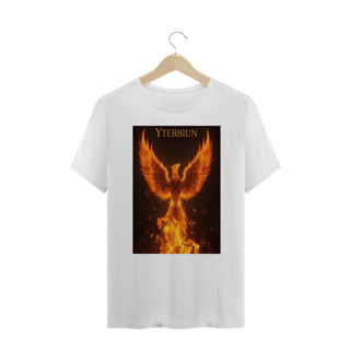 Nome do produto Camiseta Preta Yterbiun – Fênix em Chamas