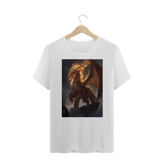 Nome do produto Camiseta Yterbiun Dragão Flamejante – Edição Épica