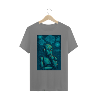 Nome do produto Camiseta Nerd Robô Futurista