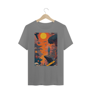 Nome do produto Camiseta Nerd Cósmica Yterbiun – Viagem Entre Mundos