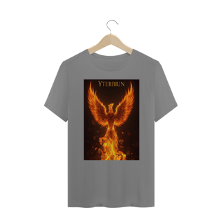 Nome do produto Camiseta Preta Yterbiun – Fênix em Chamas