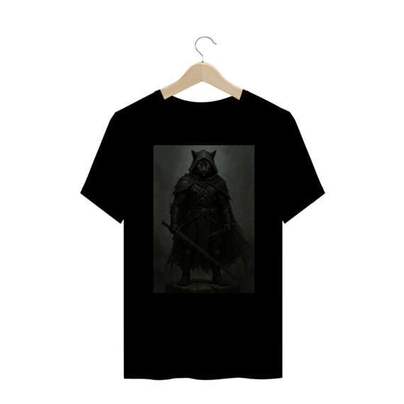 Camiseta Cavaleiro Gato Sombrio