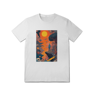 Nome do produto Camiseta Nerd Cósmica – Viagem Entre Mundos | 100% Algodão