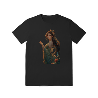 Nome do produto Camiseta Branca – Musa Oriental | 100% Algodão