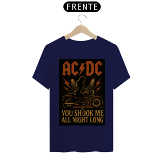 Nome do produto .Camiseta AC/DC You Shook Me - Estampa Vintage