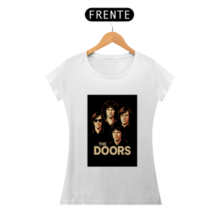 Camiseta The Doors | Estampa Retrô Clássica da Banda (Feminina)