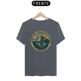 Nome do produto Camiseta The core of a man’s spirit Na natureza selvagem