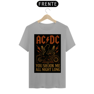 Nome do produto .Camiseta AC/DC You Shook Me - Estampa Vintage