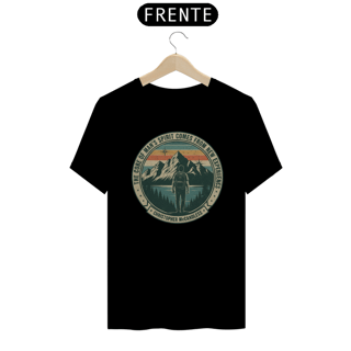 Nome do produto Camiseta The core of a man’s spirit Na natureza selvagem