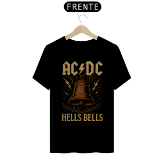 Nome do produto Camiseta AC/DC - Hells Bells - Estampa Clássica do Sino