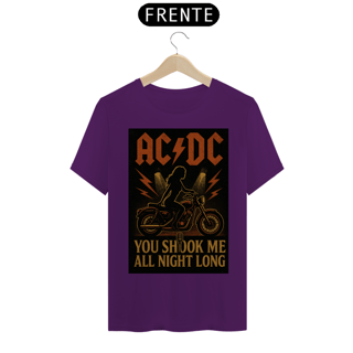 Nome do produto .Camiseta AC/DC You Shook Me - Estampa Vintage