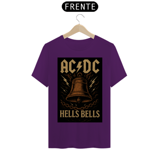 Nome do produto Camiseta AC/DC - Hells Bells - Estampa Clássica do Sino