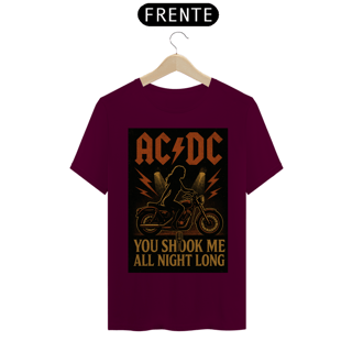Nome do produto .Camiseta AC/DC You Shook Me - Estampa Vintage
