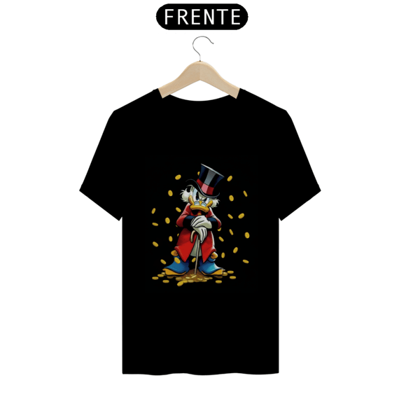 camiseta O Mestre das Moedas — Luxo e Poder