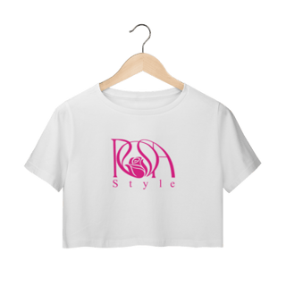Nome do produto Camisa Cropped Rosa Style