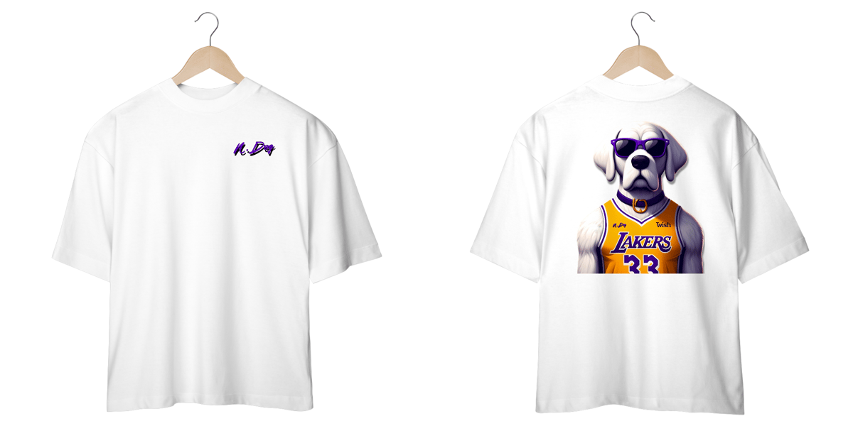 Nome do produto: Camiseta Oversized NBasket