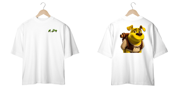 Camiseta Oversized Shrek