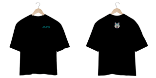 Nome do produto Camiseta Oversized efeito Bordado