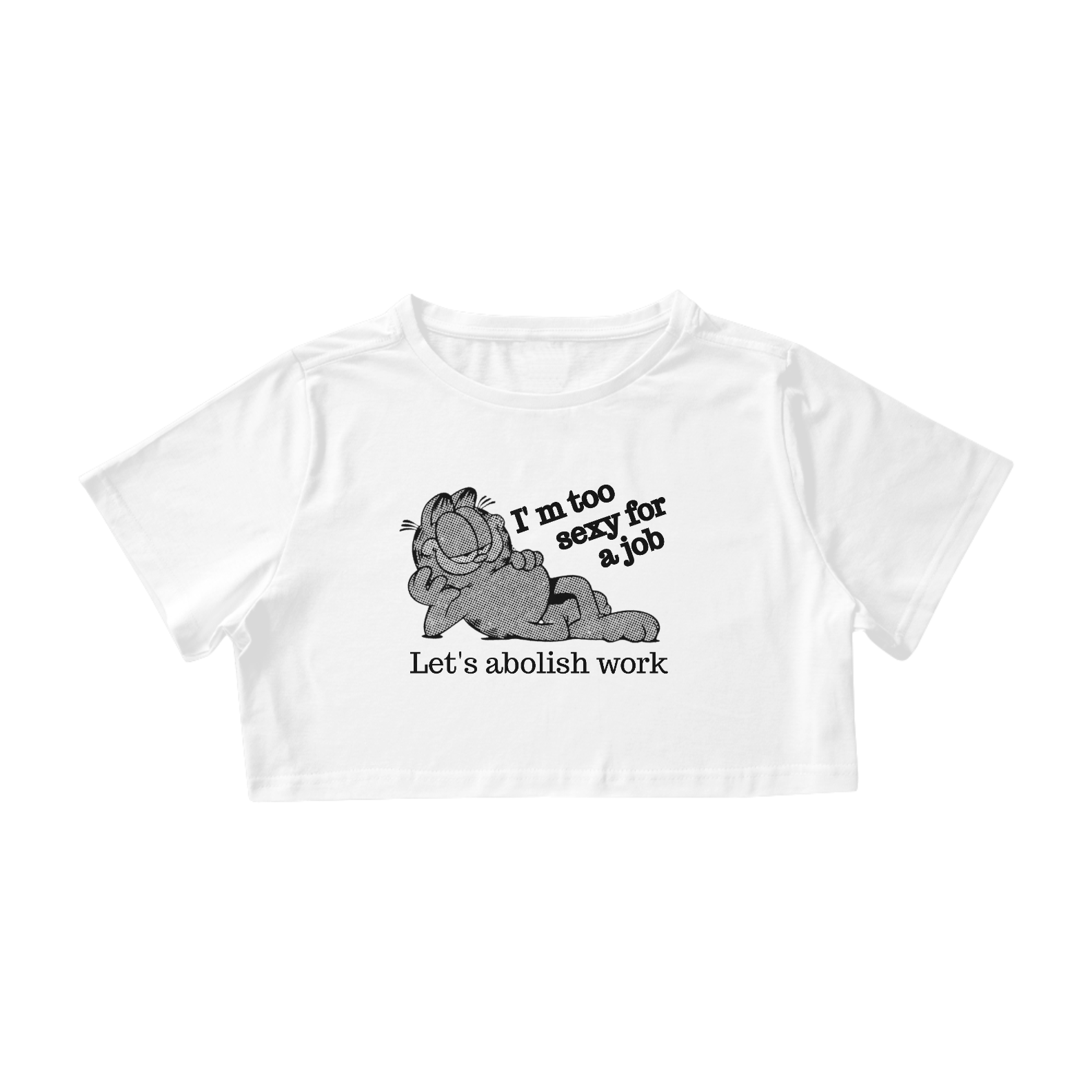 CROPPED| I' m too sexy for a job  - Garfield 