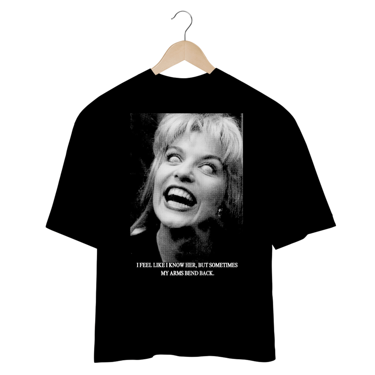 Nome do produto: OVERSIZED| Sometimes my arms bend back - Laura Palmer 