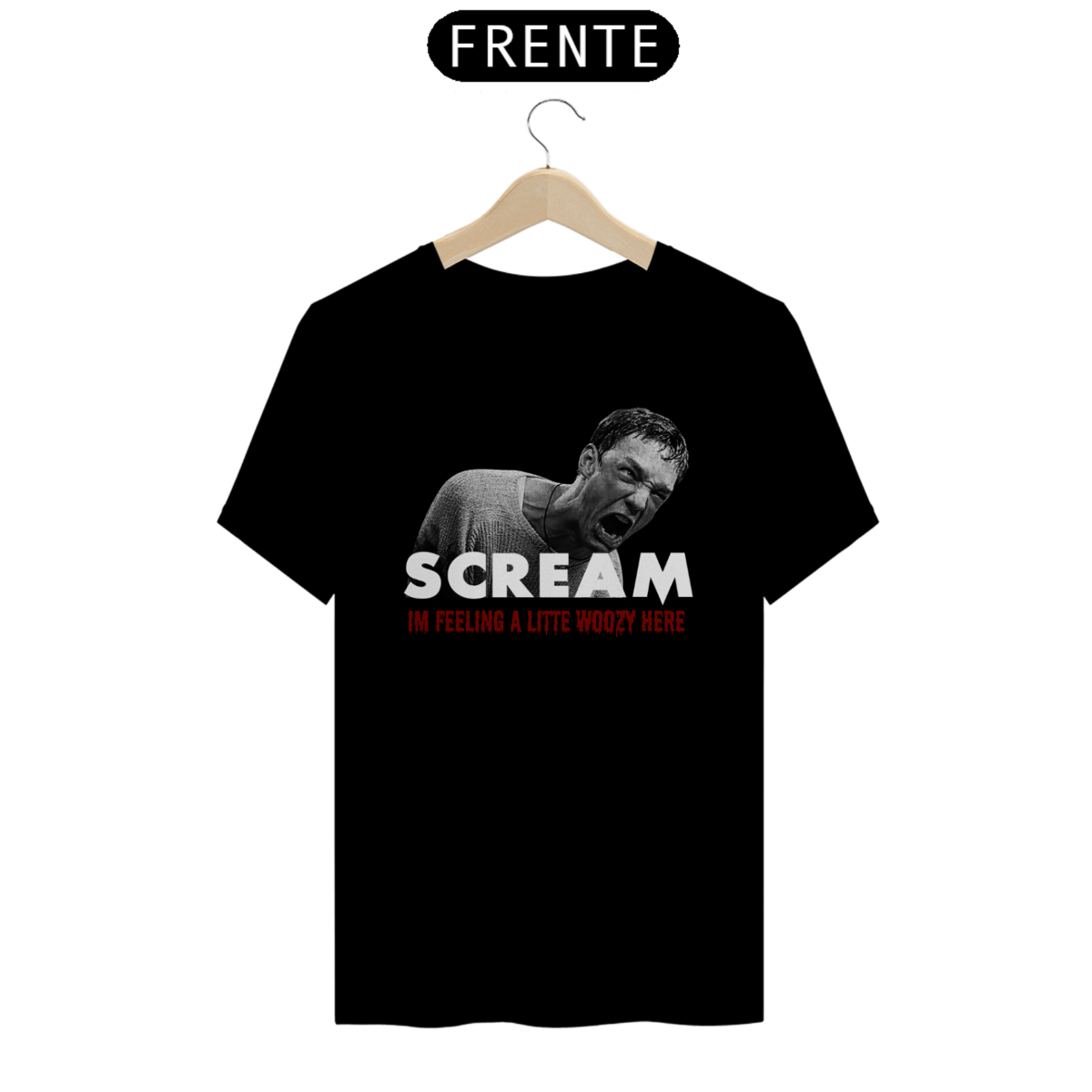 Nome do produto: CAMISA| I\'m feeling woozy here  - Scream