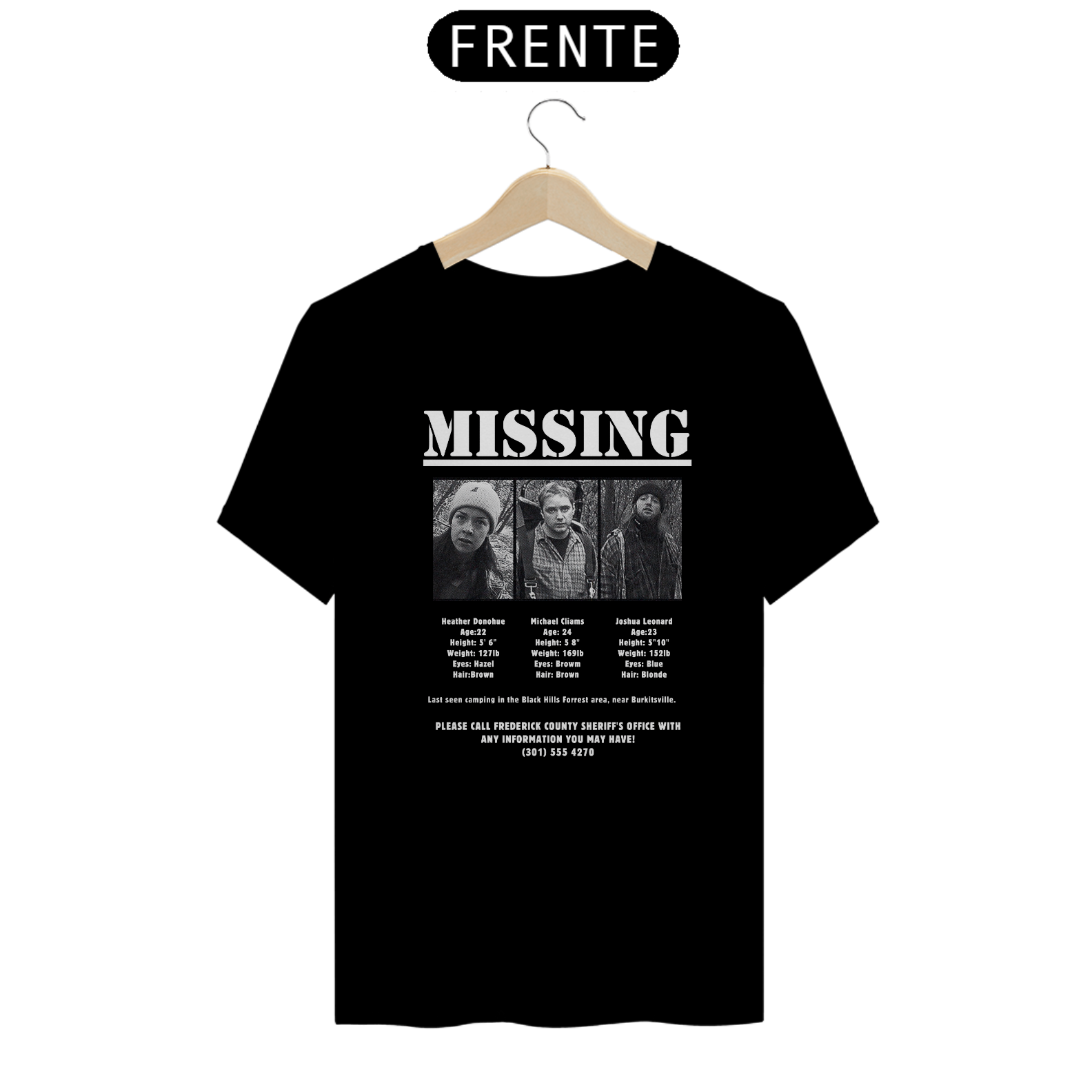 CAMISA| The blair witch project 