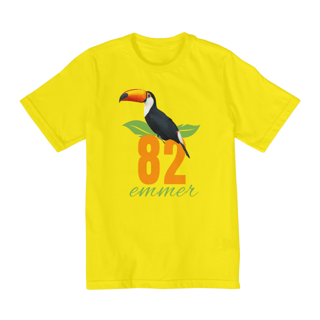 Nome do produto T-shirt quality infantil linha Brasil estampa tucano emmer82