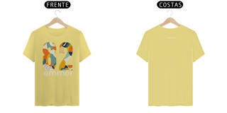 Nome do produto T-shirt estonada linha aquarela number