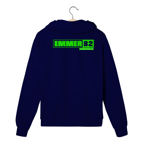 MOletom prime com ziper LINHA CLEAN WAY ESTAMPA VERDE