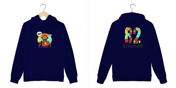 Moletom prime canguru LINHA POR ART BEEP