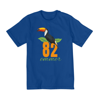 Nome do produto T-shirt quality infantil linha Brasil estampa tucano emmer82