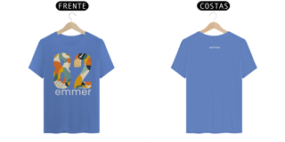 Nome do produto T-shirt estonada linha aquarela number