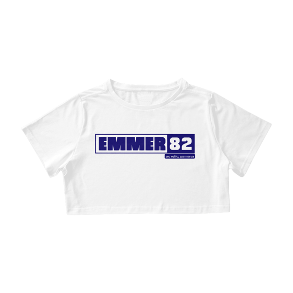Cropped LINHA CLEN WAY EMMER82 AZUL
