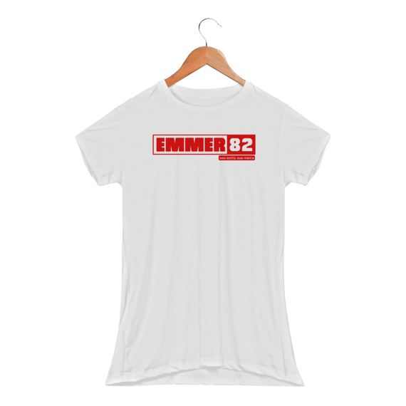 Camisa baby sport dry uv LINHA CLEAN WAY ESTAMPA VERMELHA