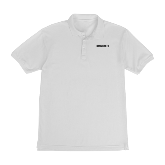 Camisa polo LINHA CLEAN WAY ESTAMPA PRETA