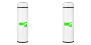 Garrafa térmica LINHA CLEAN WAY ESTAMPA EMMMER82 VERDE