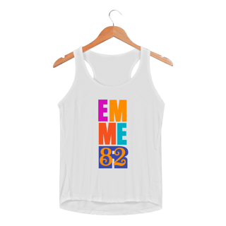 Nome do produto Camisa regata fem. sport dry uv LINHA CLEAN WAY LETTERING
