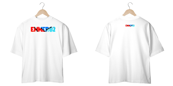 Camisa oversized LINHA PINTURAS ESTAMPA 