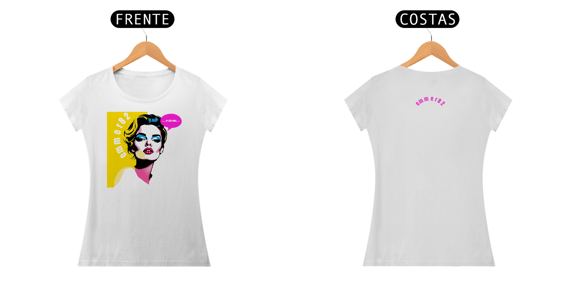 Camisa baby long prime LINHA POP ART FEMME