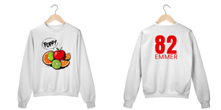 Nome do produto Moletom prime fechado LINHA POR ART FRUTTA