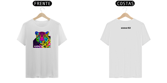 T-shirt classic LINHA POP ART ONÇA