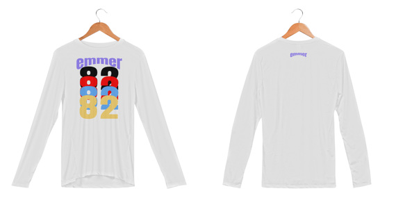 Camisa manga longa sport dry uv LINHA BIG NUMBER