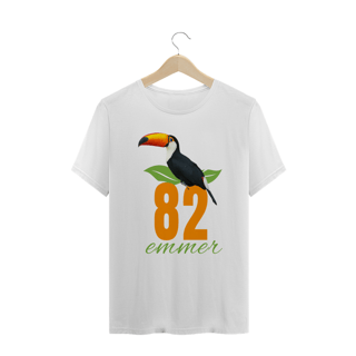 Camisa plus size linha Brasil estampa tucano emmer82