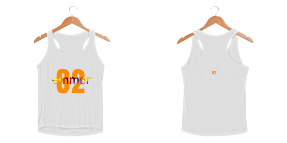 Regata feminina linha flower estampa emmer82