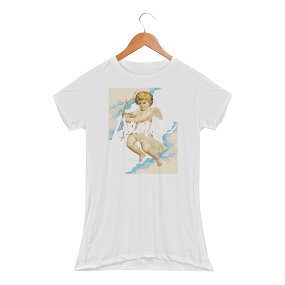 Camiseta baby long sport dry uv linha celestial angel