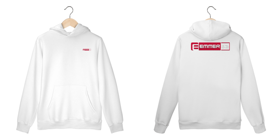 Moletom prime canguru linha new age estampa vermelha