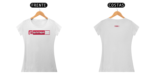 Nome do produto Camiseta baby long quality estampa vermelha