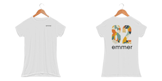 Nome do produto Camiseta baby long sport dry uv linha aquarela number